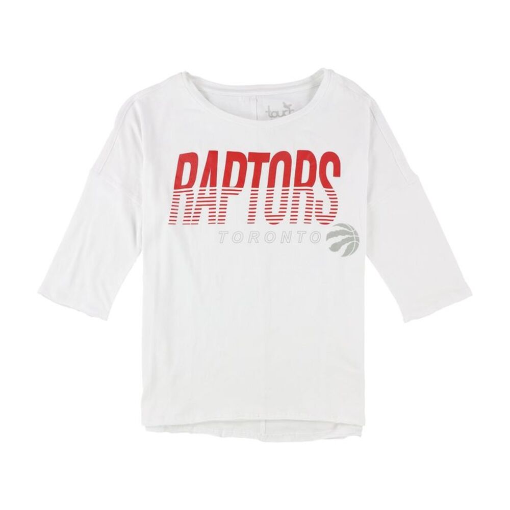 Touch Womens Toronto Raptors 1/2 Sleeve Graphic T-Shirt, NWT